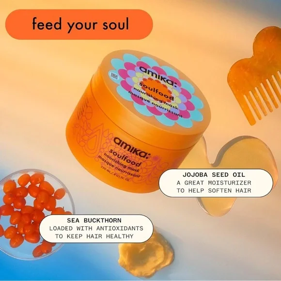 Amika Soulfood Nourishing Mask 3.3oz BRAND NEW/SEALED - Picture 3 of 9